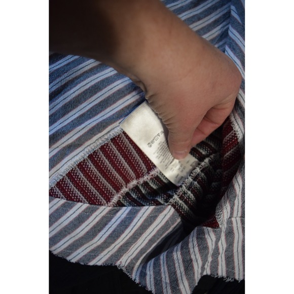 We The Free People Toronto Striped Shirt XS Button Down Oversized - Picture 6 of 7